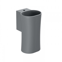 Azzurra Nativo Раковина подвесная 35x37x62 см, без отв., с креплением, цвет: Antracite