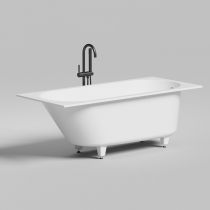 Salini Ornella Встраиваемая ванна 160х70х54см., мат-л: S-Sense, цвет: белый матовый