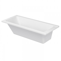 Duravit D-Code  Ванна акриловая 160х70x40см, встраиваемая, с 1 наклоном для спины, выпуск в зоне ног, цвет: белый