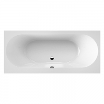 Villeroy&amp;amp;Boch Oberon 2.0 Ванна встраиваемая, 170x75 см, прямоугольная, слив-перелив хром в комплекте , цвет: белый