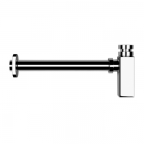 Gessi Eleganza Сифон для раковины квадратный, под донный клапан, цвет: хром
