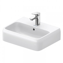 Duravit Qatego Раковина 45х35х12.5см., подвесная, без отв., цвет: белый