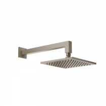 Gessi Emporio shower Верхний душ 20х20см., подвесной, поворотная, с защитой от известкового налёта, цвет: Finox Brushed Nickel