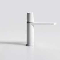ANTONIO LUPI INDIGO Смеситель для раковины на 1 отверстие, излив 165 мм., цвет: белый матовый