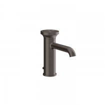 Gessi Origini Смеситель для раковины, на 1 отв.. с донным клапаном и соединительными шлангами, цвет: Black Metal Brushed PVD