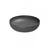Azzurra Elegance Circle Раковина круглая накладная, &amp;amp;empty;40xH10 см, без отв., без перелива, цвет: Carbone