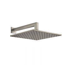 Gessi Emporio shower Верхний душ 30х30см., подвесной, поворотная, с защитой от известкового налёта, цвет: Finox Brushed Nickel