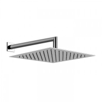 Gessi Emporio shower Верхний душ 30х30см., подвесной, поворотная, с защитой от известкового налёта, цвет: Mirror Steel