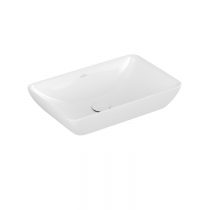 Villeroy&amp;amp;Boch Venticello Раковина накладная 55х36см, без отв., с переливом, CeramicPlus, цвет: альпийский белый