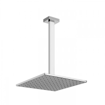 Gessi Rettangolo Верхний душ для потолочного крепления 300x300мм, высота от 115 до 1865мм, цвет: хром