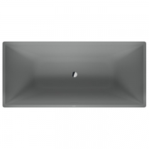 Duravit Vitrium Ванна отдельностоящая 185x85см., с ножками, с2 наклонами для спины, прямоугольная, цвет: светло-серый матовый