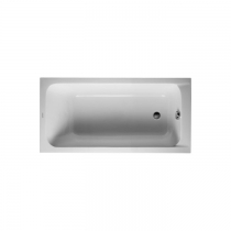Duravit D-Code  Ванна акриловая 150х75x40см, встраиваемая, с 1 наклоном для спины, выпуск в зоне ног, цвет: белый