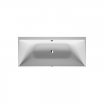 Duravit DuraSquare Ванна 180x80см,  угол справа, с панелью и ножками.с 2 наклонами для спины. цвет: белый