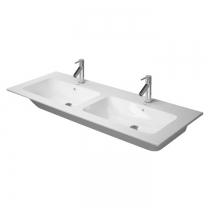 Duravit ME by Starck Раковина 130x49 см, 1 отв., двойная, цвет: белый