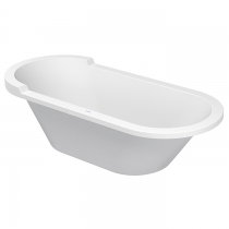 Duravit Starck Ванна 180х80см, аквриловая встраиваемая, с  двумя наклонами для спины, цвет: белый