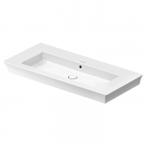 Duravit White Tulip Раковина накладная 105х49см, с переливом, без отв., WonderGliss, цвет: белый	