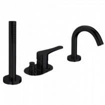 Смеситель для ванны Bongio O'Clock Green, цвет: черный матовый