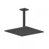 Gessi Rilievo Потолочная душевая головка на 1/2&amp;amp;quot; 250x250 мм, длина изгот. под заказ (105 - 1855 мм), цвет: nero XL