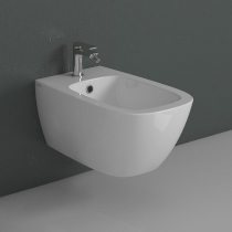 GLOBO Genesis Биде подвесное 50х36см, с 1 отв., с креплением, цвет: белый