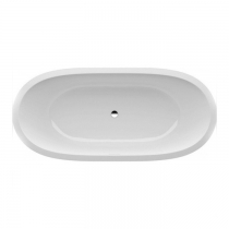 Laufen Pro Ванна встраиваемая, 180X80х64см, овальная с ножками , без слива-перелива, цвет: белый