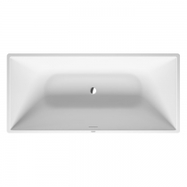 Duravit Vitrium Ванна отдельностоящая 160x75см, с ножками, с2 наклонами для спины, прямоугольная, цвет: белый