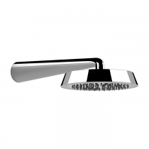 Gessi Cono Верхний душ &amp;Oslash;24 см, с настенным держателем 40 см, цвет: хром