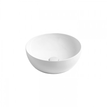 Azzurra Elegance Circle Раковина круглая накладная, &amp;Oslash;40xH14 см, без отв., без перелива, цвет: Cotone