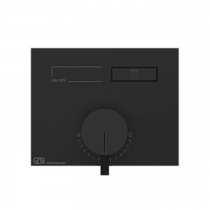 Gessi Hi-Fi Смеситель для душа, с включением 1 источника, внешняя часть, цвет: Black Metal PVD