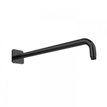 Almar Arms Кронштейн для верхнего душа, настенный 42см., с квадратным отражателем, цвет: черный металл брашированный PVD