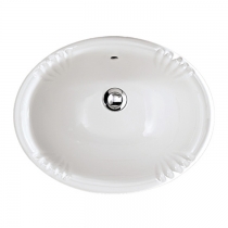 Devon&amp;amp;Devon Victorian Раковина 49х39 cм, без отв., встраиваемая на столешницу, цвет: белый