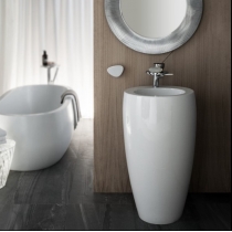 Laufen Alessi One Раковина пристенная 52х53х85 см, 1 отв., покрытие LLC, цвет: белый