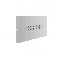 Almar Wave Излив из стены, движущийся, 25х8см, цвет: нержавеющая сталь