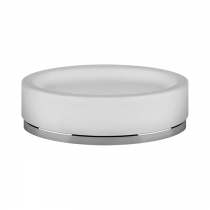 Gessi Ovale Мыльница настольная белая, цвет: хром