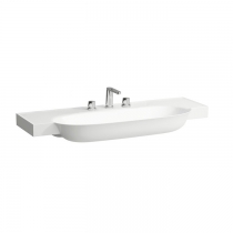 Laufen New Classic Раковина накладная 120х48х7.5см, с 3 отв., без перелива, цвет: белый матовый