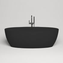 Salini Alda Ванна отдельностоящая 178х92х58см, донный клапан , сифон, слив-перелив, S-Stone, цвет: RAL9011