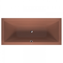 Duravit Vitrium Ванна встраиваемая 180x80cм, с ножками, с2 наклонами для спины, прямоугольная, цвет: матовая корица