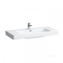 Laufen Pro S Раковина 105х46.5х9.5 см, 1 отв., подвесная/накладная, c переливом, цвет: белый