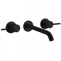 Gessi 316 Смеситель для раковины, встраиваемый, излив: 20см., цвет: Black XL