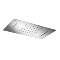 Almar Rectangular Верхний душ, потолочный, 70х38см, 2 режима, цвет: нержавеющая сталь