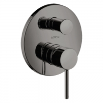 Axor Starck Смеситель для ванны, встраиваемый, с переключателем на 2 потока, цвет: полированный черный хром