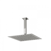 Gessi Emporio shower Верхний душ 30х30см., потолочный, шарнирная, с защитой от известкового налёта, цвет: Mirror Steel