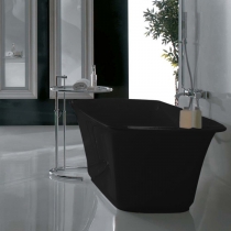 Globo Relais Ванна отдельностоящая 185x85x58 см, цвет: черный глянец