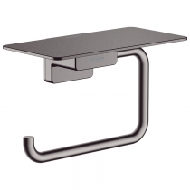 Hansgrohe AddStoris Держатель т/б с полкой, цвет: шлифованный черный хром