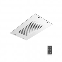 Carlo Frattini Wellness Верхний душ Modular 350х200 мм., встраиваемый в потолок, LED подсветка для хромотерапии с 8 цветами, цвет: хром