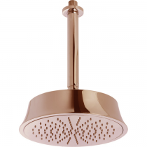 CISAL Shower Верхний душ D220 мм с потолочным держателем L270 мм, цвет: золото розовое