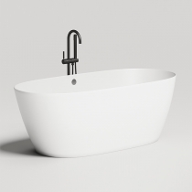 Salini Sofia Light Ванна отдельностоящая 165х75х60см, с переливом, материал: S-Sense, цвет: белый глянцевый 