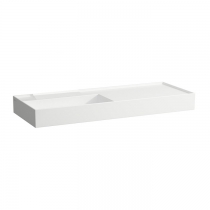 Laufen Kartell Раковина 120х46х12 см, без отв., без перелива, цвет: белый