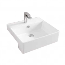 Artceram QUADRO Semincasso Раковина 50x48 см, 1 отв., цвет: белый