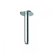 Almar 316 Stainless Steel Кронштейн для верхнего душа, потолочный, 10 см с круглым отражателем, цвет: нержавеющая сталь брашированная AISI 316