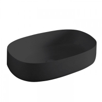 Artceram Cognac Раковина накладная 55x35 см, saniglaze, цвет: черный матовый